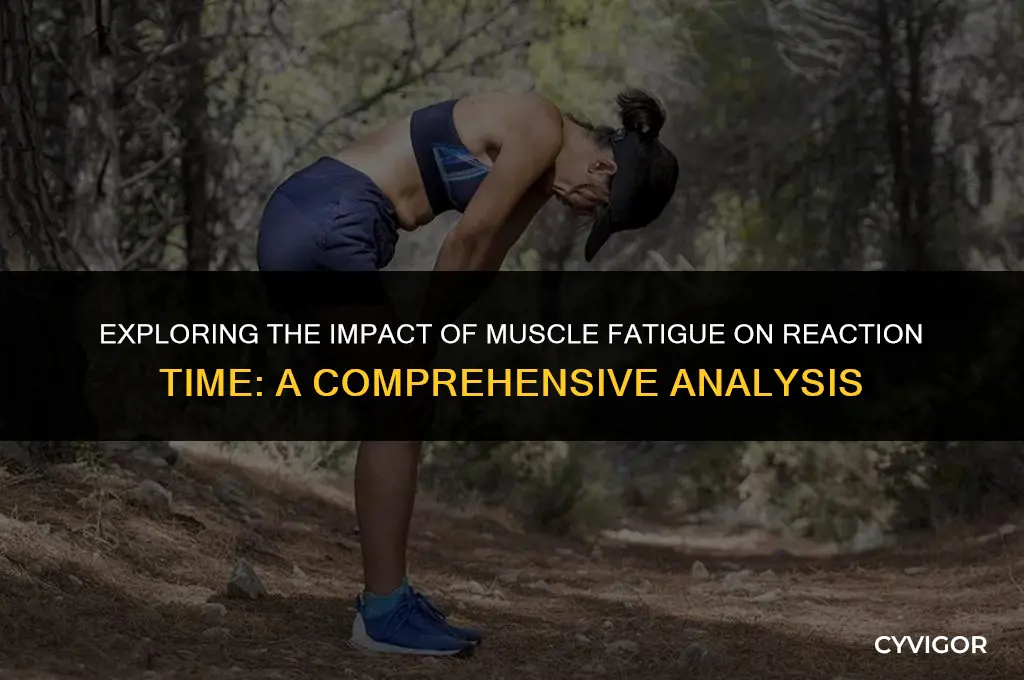 does muscle fatigue affect reaction time