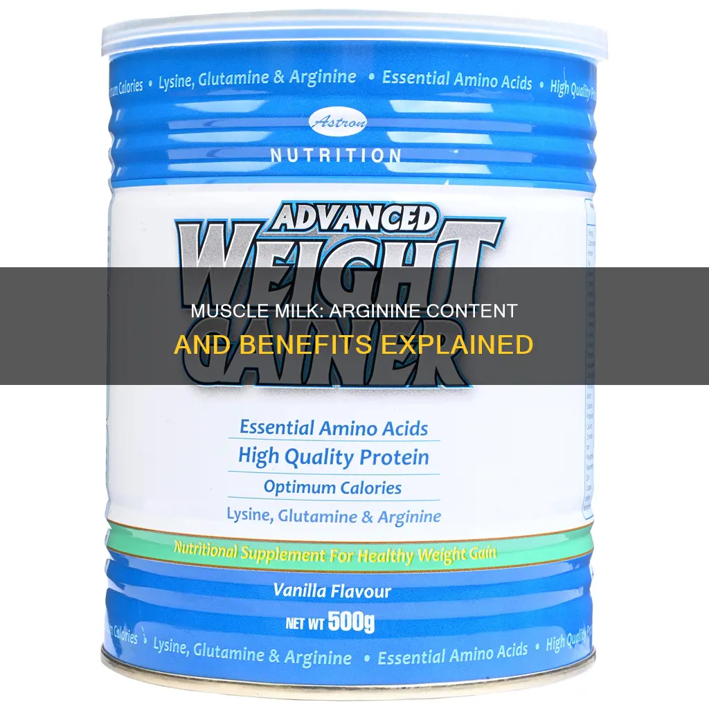 does muscle milk contain arginine