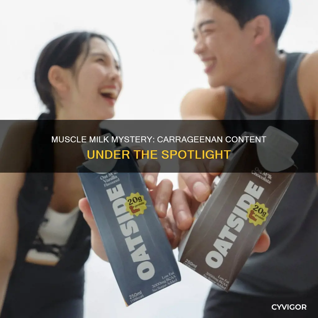 does muscle milk have carrageenan