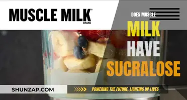 Muscle Milk's Sucralose Content: What You Need to Know