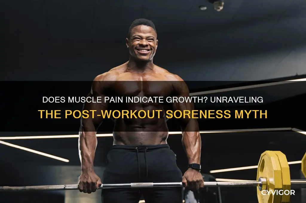 does muscle pain mean growth