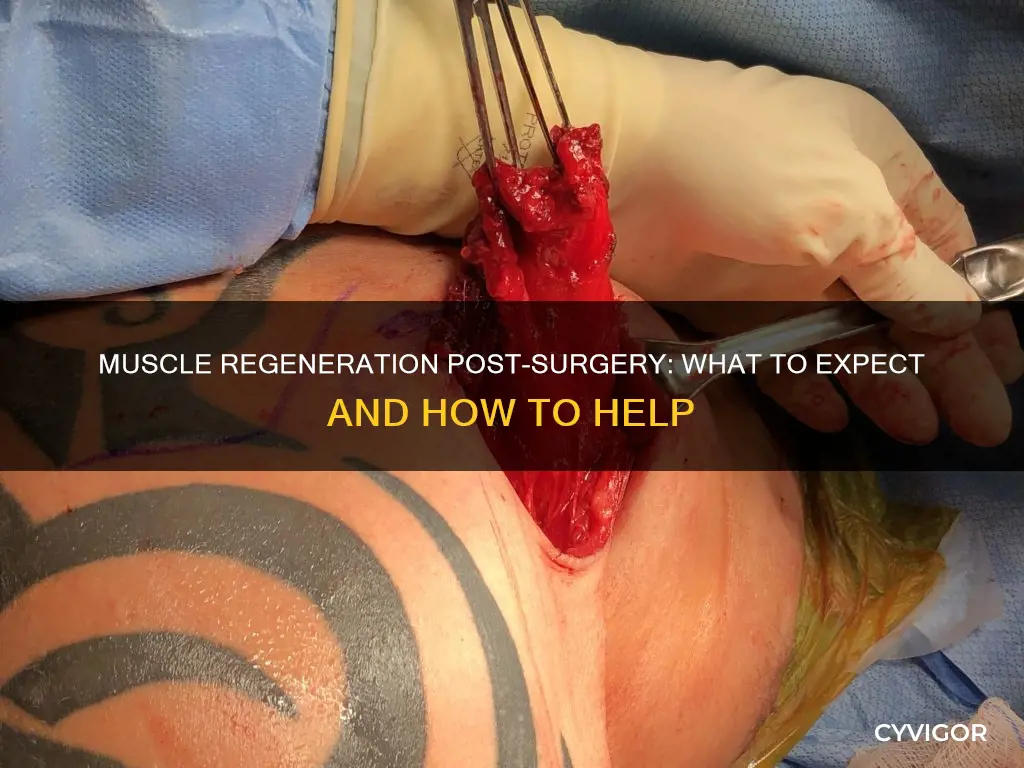 does muscle regenerate after surgery