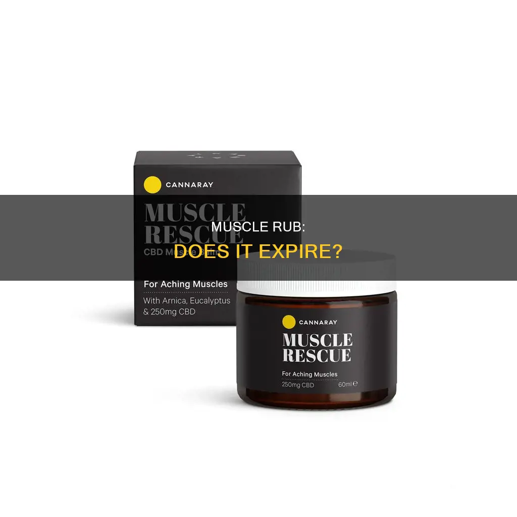 does muscle rub expire