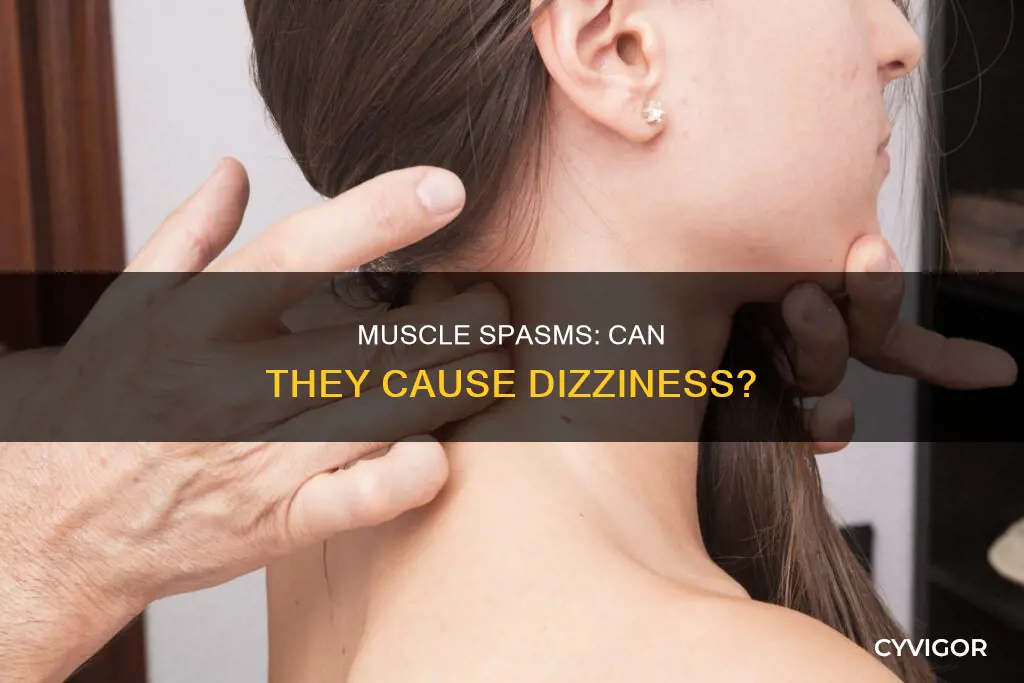 does muscle spasm cause dizziness