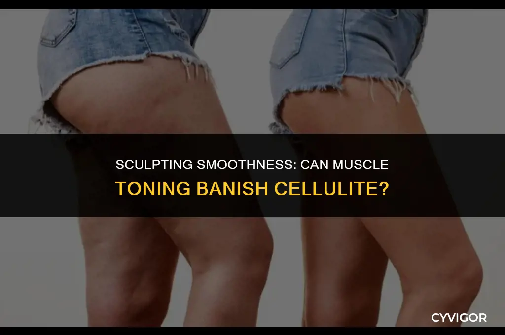 does muscle toning get rid of cellulite