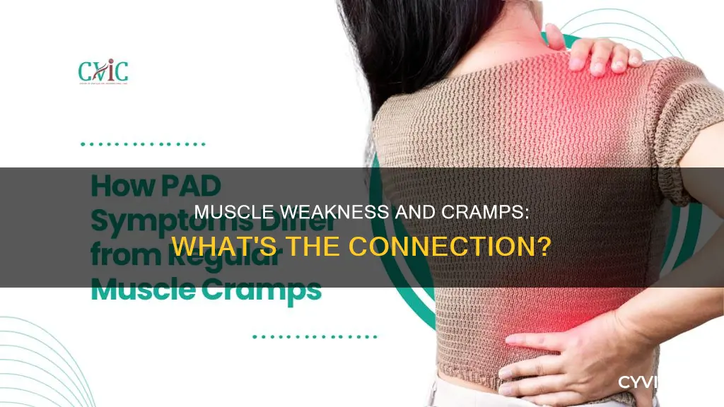 does muscle weakness cause cramps