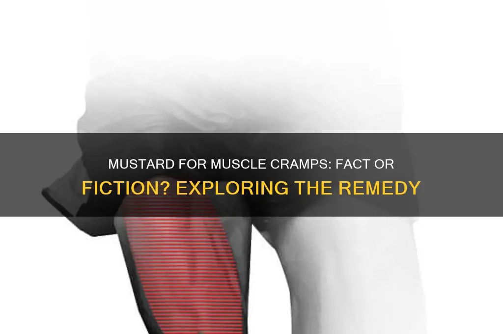 does mustard work for muscle cramps