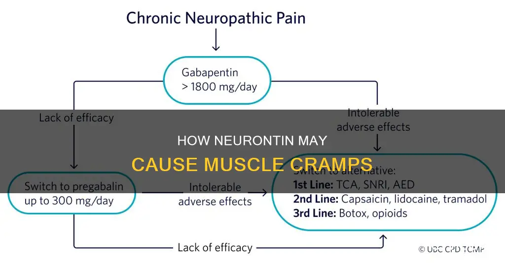 does neurontin cause muscle cramps
