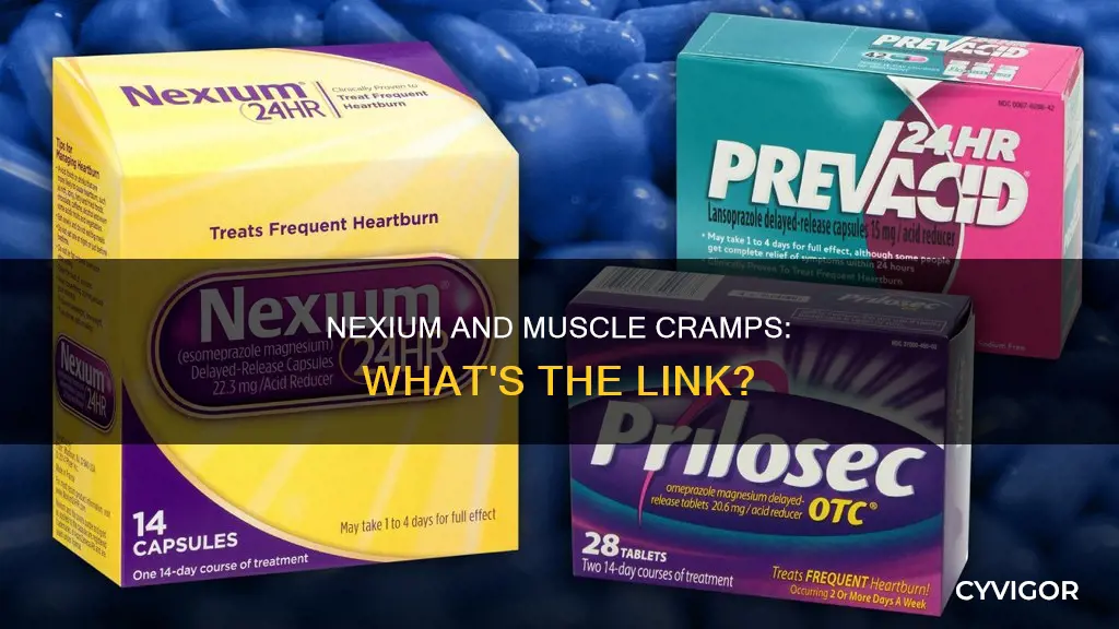 does nexium cause muscle cramps