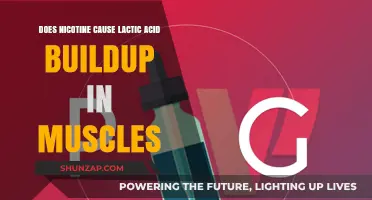 Nicotine and Muscles: Lactic Acid Buildup Explained