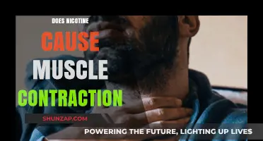 Nicotine's Effect: Muscle Contraction and Relaxation