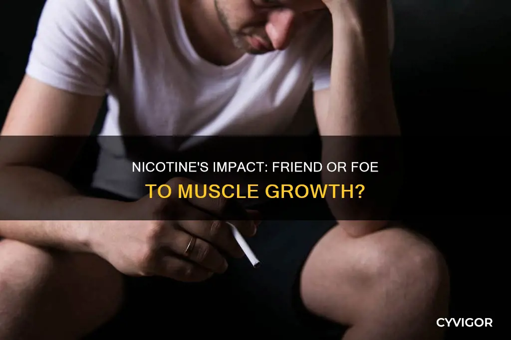does nicotine kill muscle
