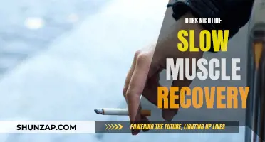Nicotine's Impact: Slower Muscle Recovery and Performance