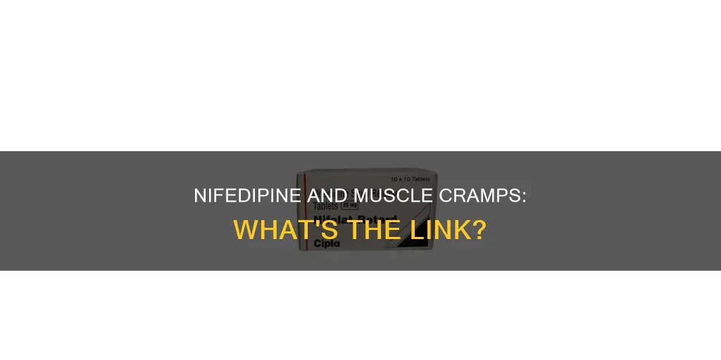 does nifedipine cause muscle cramps