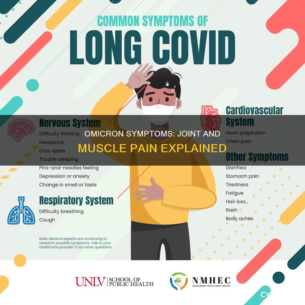 does omicron cause joint and muscle pain