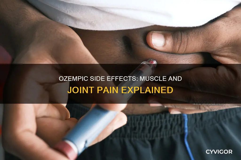 does ozempic cause muscle and joint pain