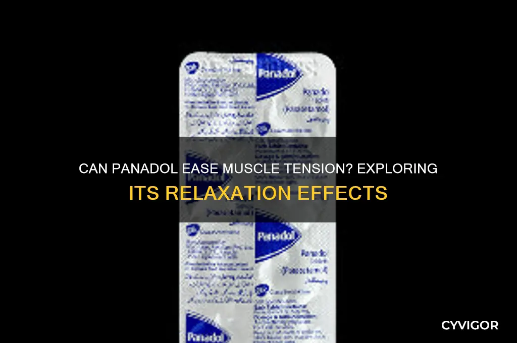 does panadol relax muscles
