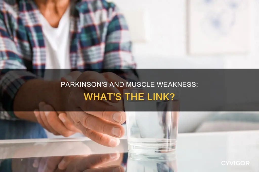 does parkinsons cause muscle weekness