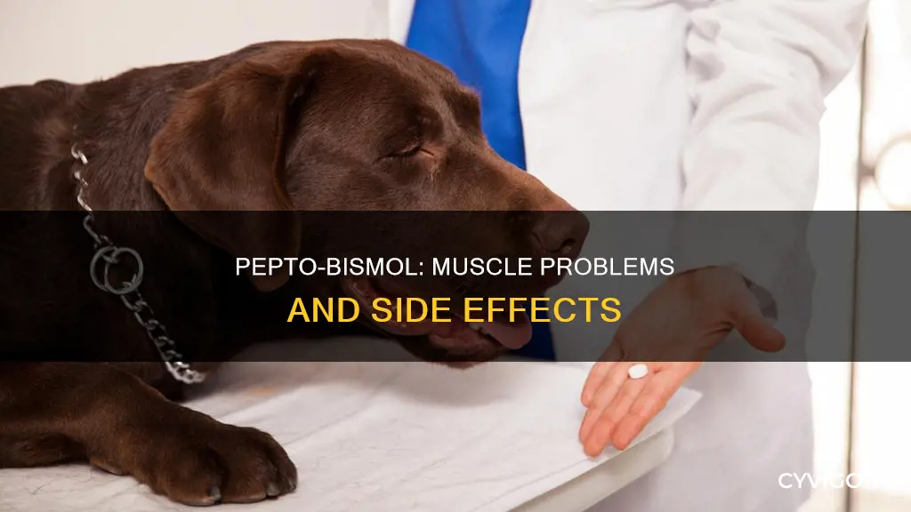 does pepcid complete cause muscle problems