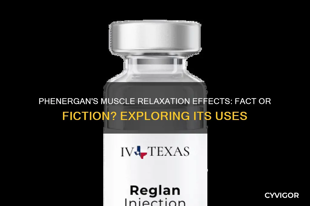 does phenergan relax muscles