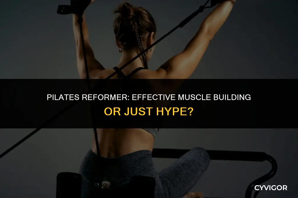 does pilates reformer build muscle