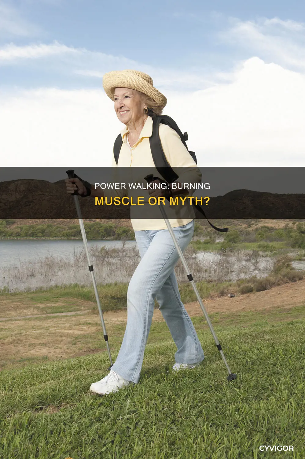does power walking burn muscle