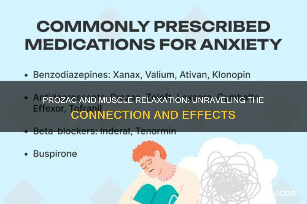 does prozac relax muscles
