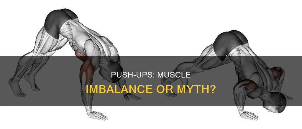 does push ups cause muscle imbalance