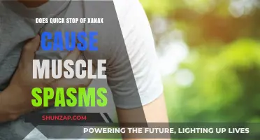 Xanax Withdrawal: Muscle Spasms and Quick Stop