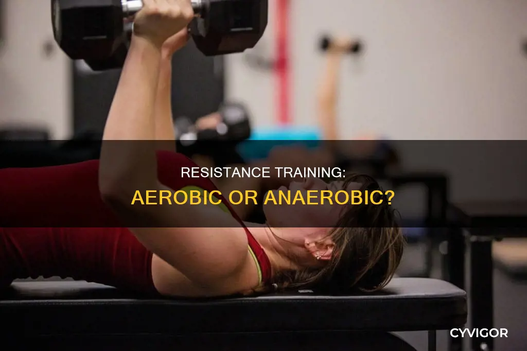 does resistance training cause muscles to work aerobically