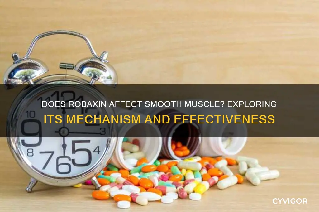 does robaxin work on smooth muscle