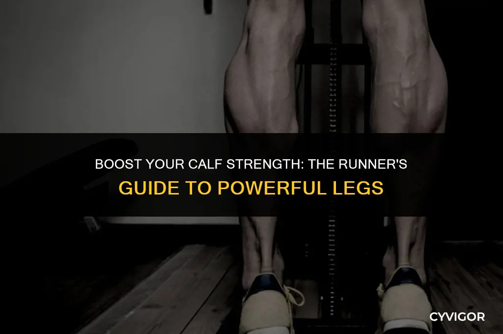does running build calf muscles