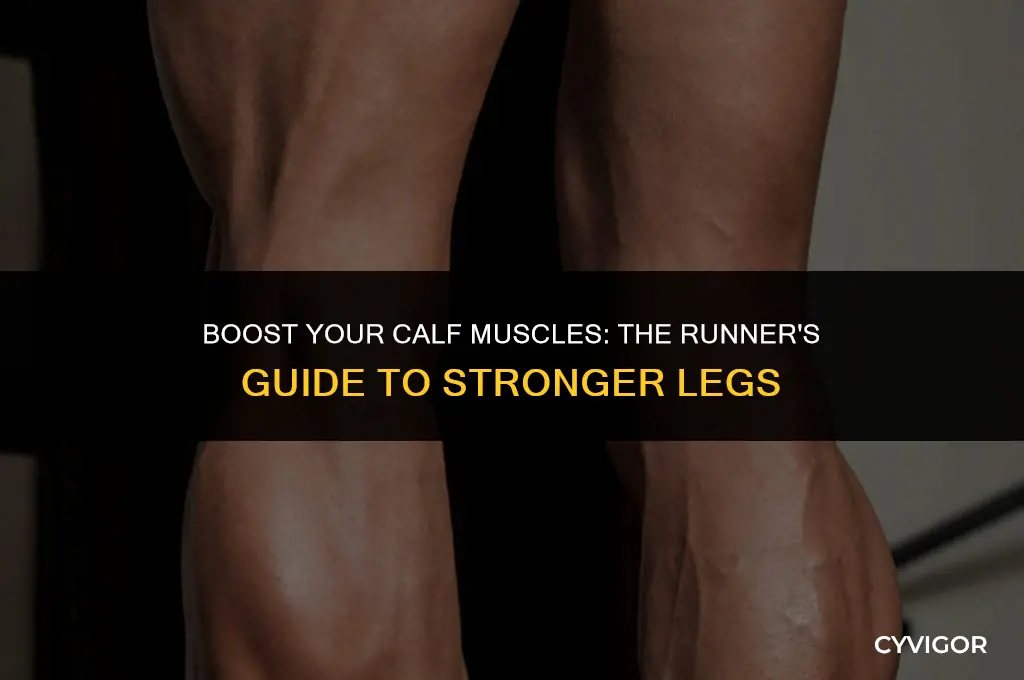 does running develop calf muscles