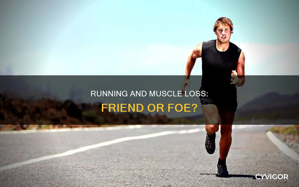 does running eat away muscle