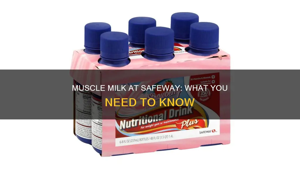 does safeway sell muscle milk