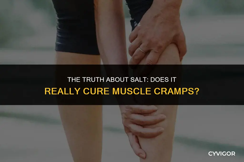 does salt cure muscle cramps