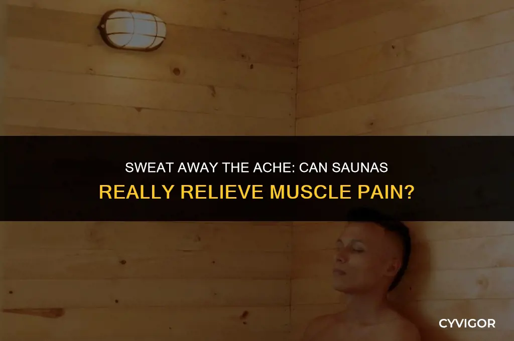 does sauna get rid of muscle pain