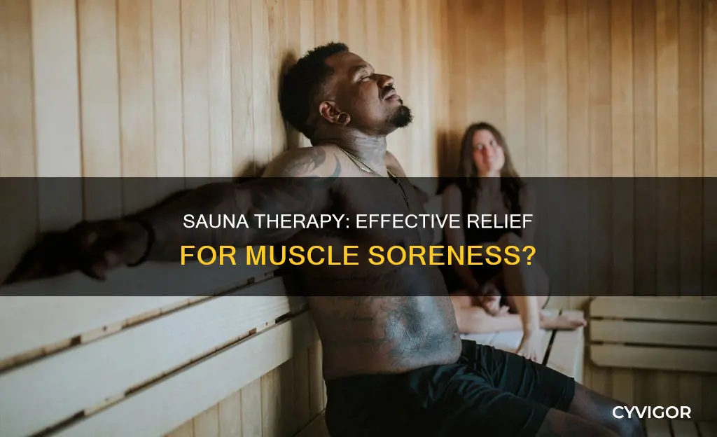 does sauna reduce muscle soreness