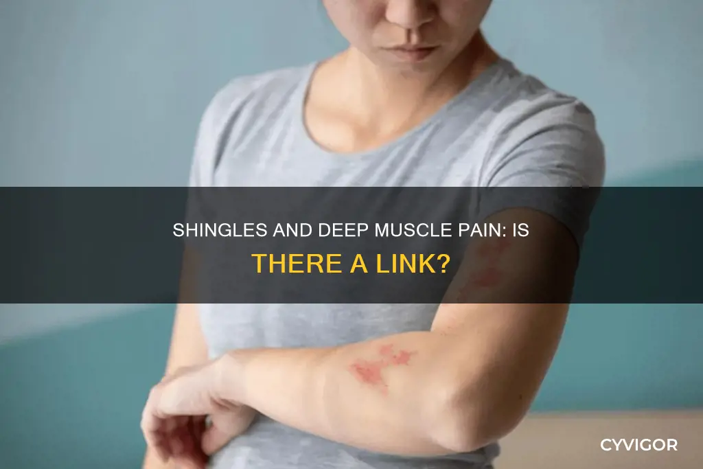 does shingles cause deep muscle pain