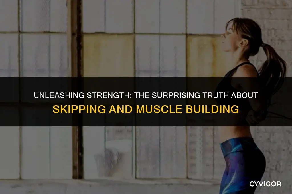 does skipping build muscle