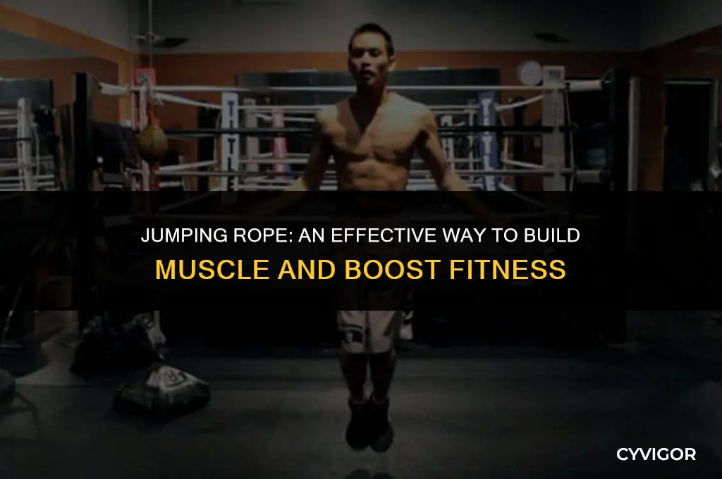 does skipping rope build muscle