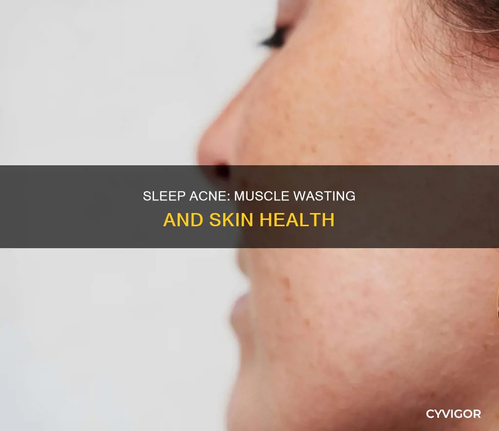 does sleep acne cause muscle wasting