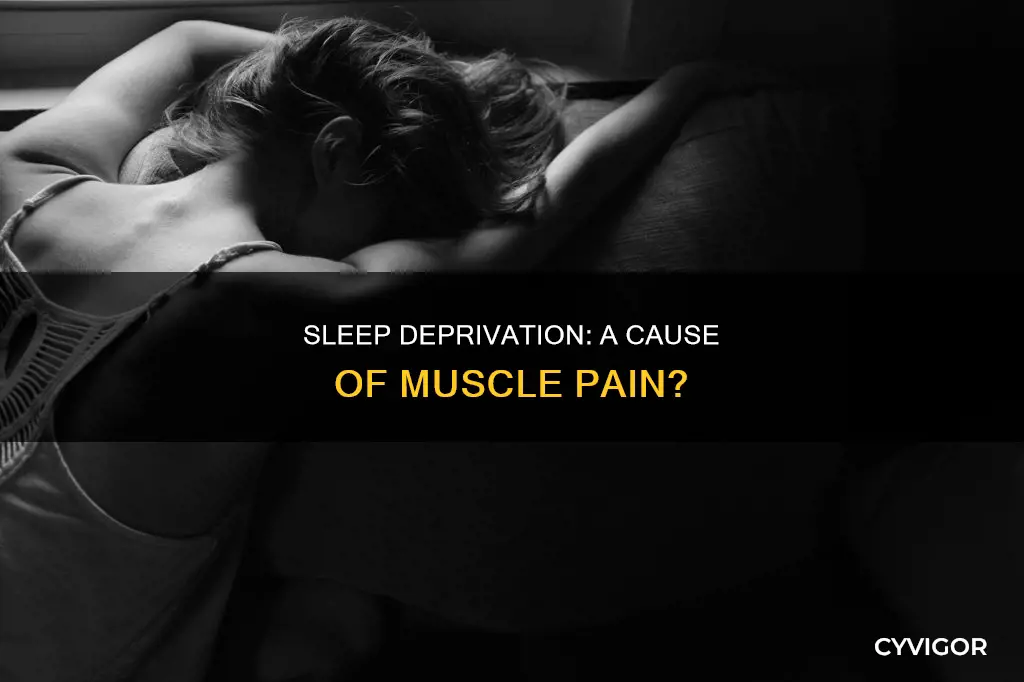 does sleep deprivation cause muscle pain
