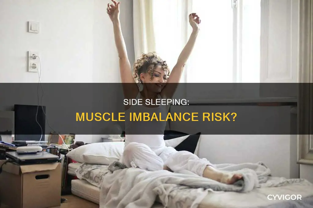 does sleeping on one side cause muscle imbalance