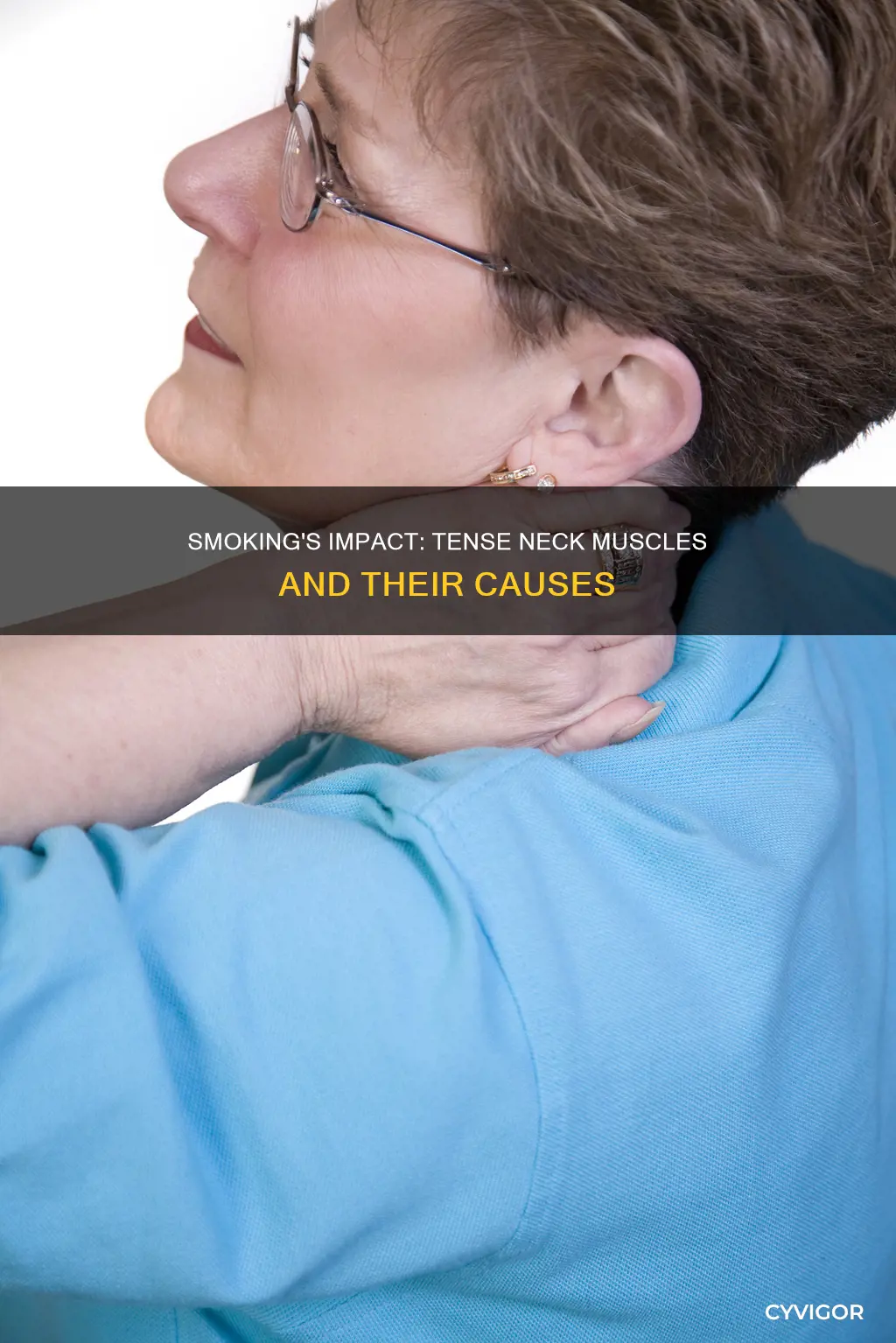 does smoking tense neck muscles