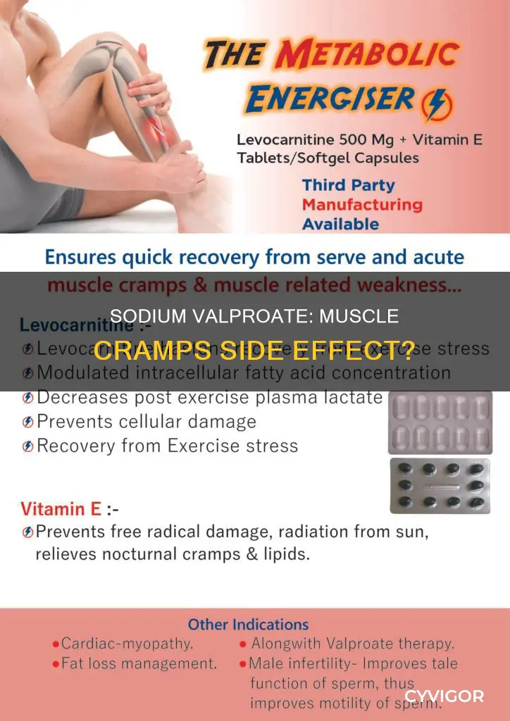 does sodium valproate cause muscle cramps