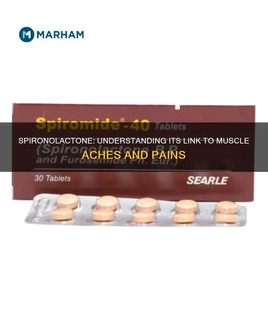 does spironolactone cause muscle aches