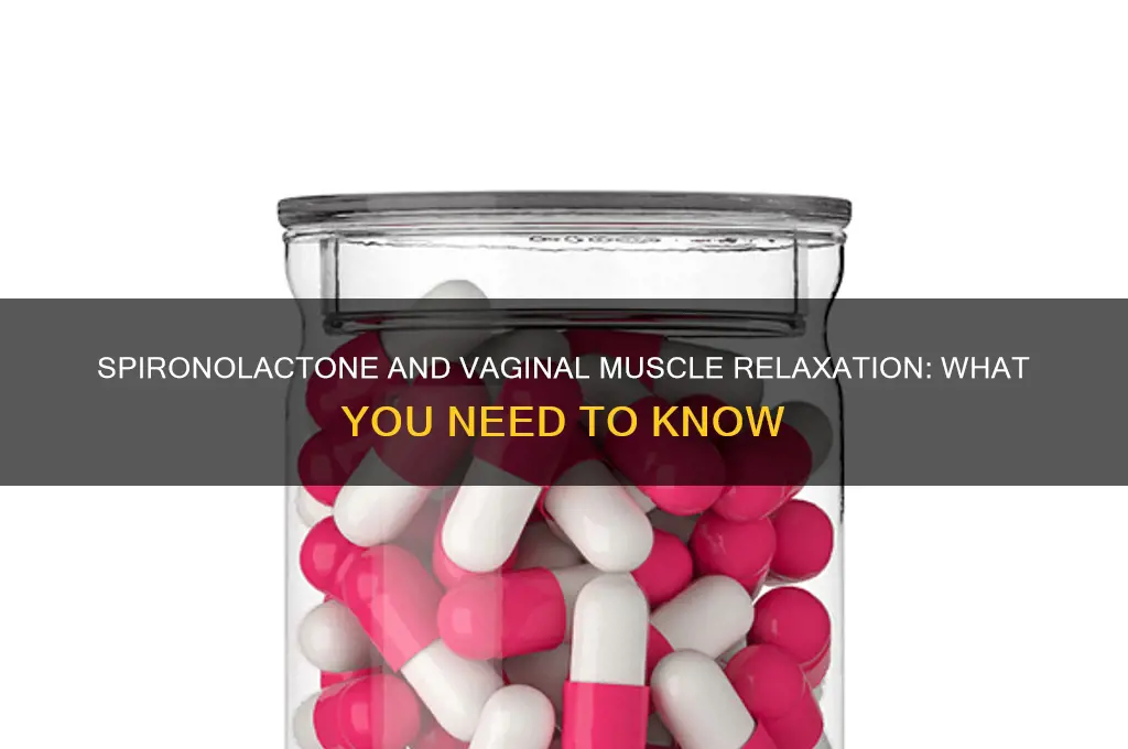 does spironolactone relax vaginal muscles