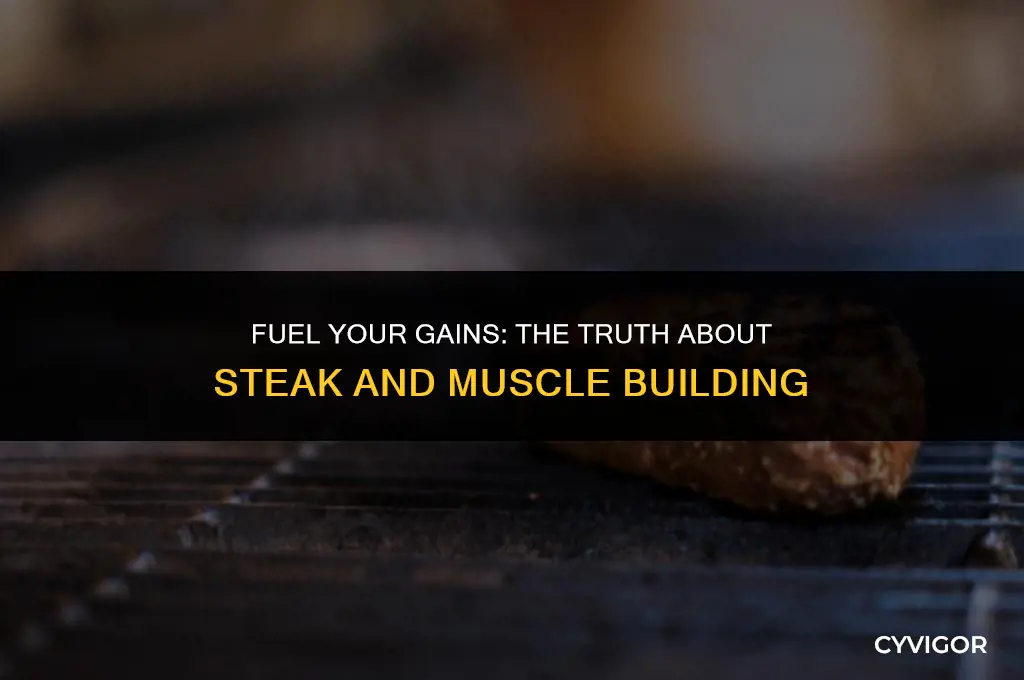 does steak build muscle