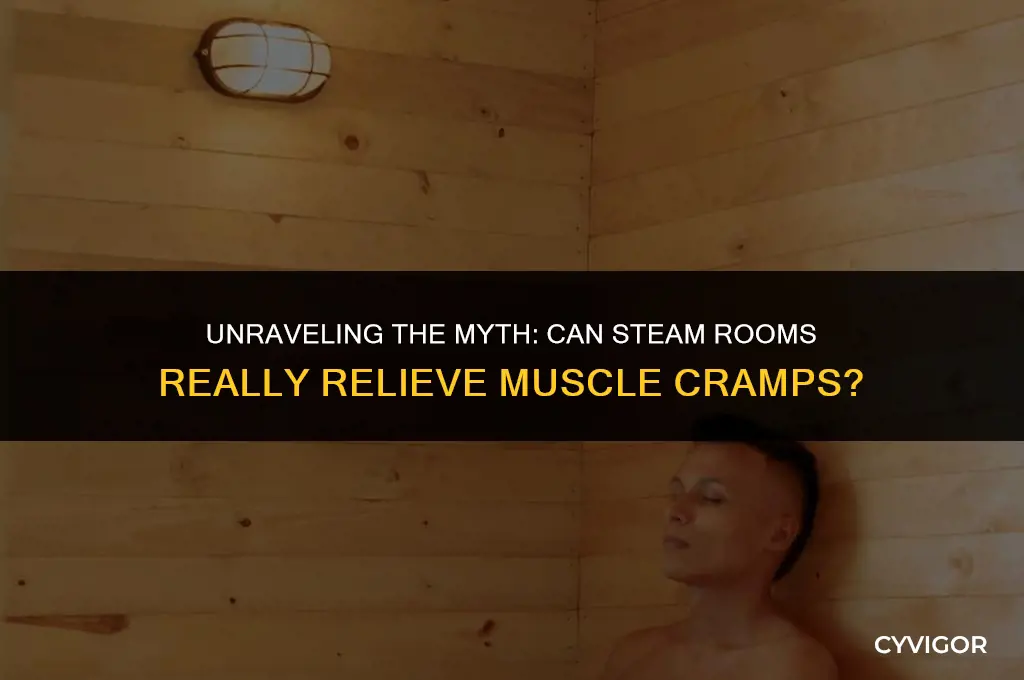 does steam room solve muscles cramp